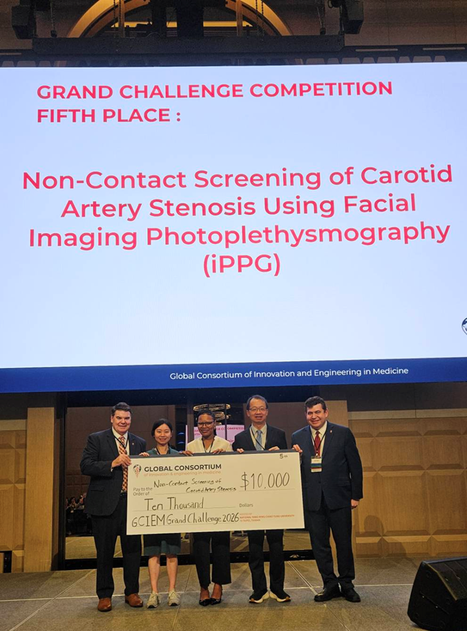 陽明交大醫學生AI預警系統全球45隊殺出奪第五